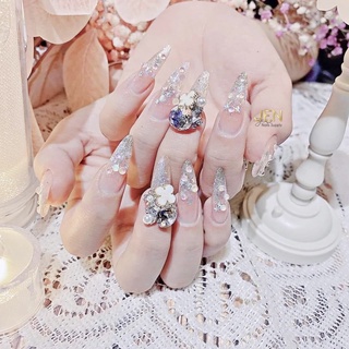 Charm nail Cỏ bốn lá trang trí móng