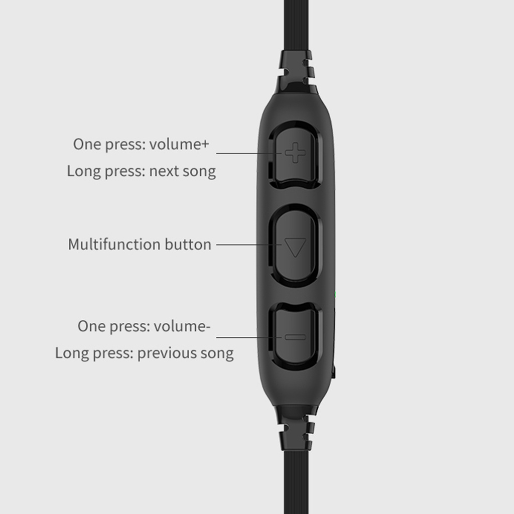 Tai Nghe Nhét Tai Awei Ak2 Kết Nối Bluetooth Chống Nước Có Nam Châm Kèm Phụ Kiện