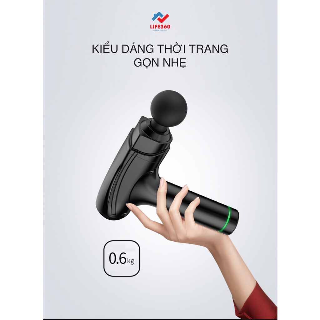 Máy massage cầm tay thông minh Life360 MS-AL21