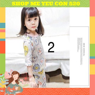 Bộ lửng cotton giấy phong cách Hàn siêu mát cho bé trai/ bé gái .