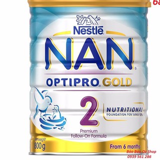 Sữa Nan Optipro Gold Úc 800g, số 1,2,3