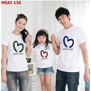 Áo gia đình happy family 136
