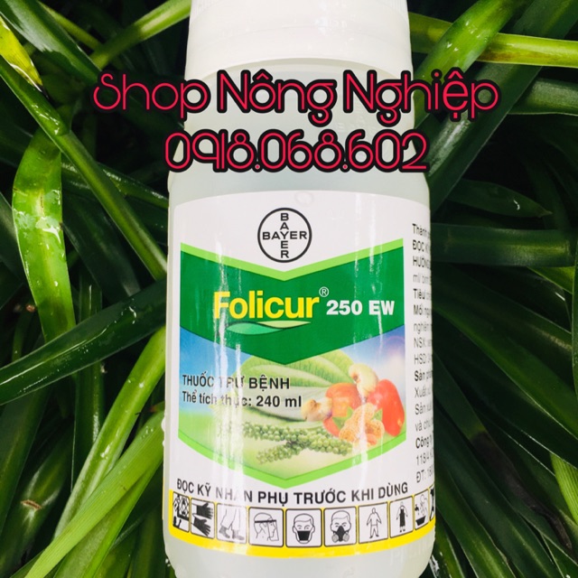 Folicur 250EW phòng trị nấm bệnh cho cây trồng.