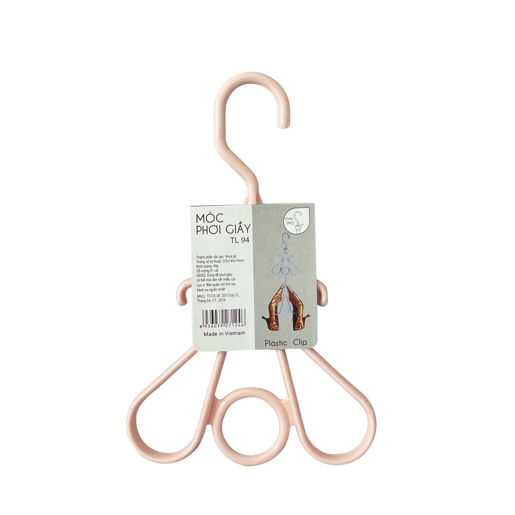 Móc phơi giầy TỰ LẬP TL94 - 22.3 x 14 x 1.4