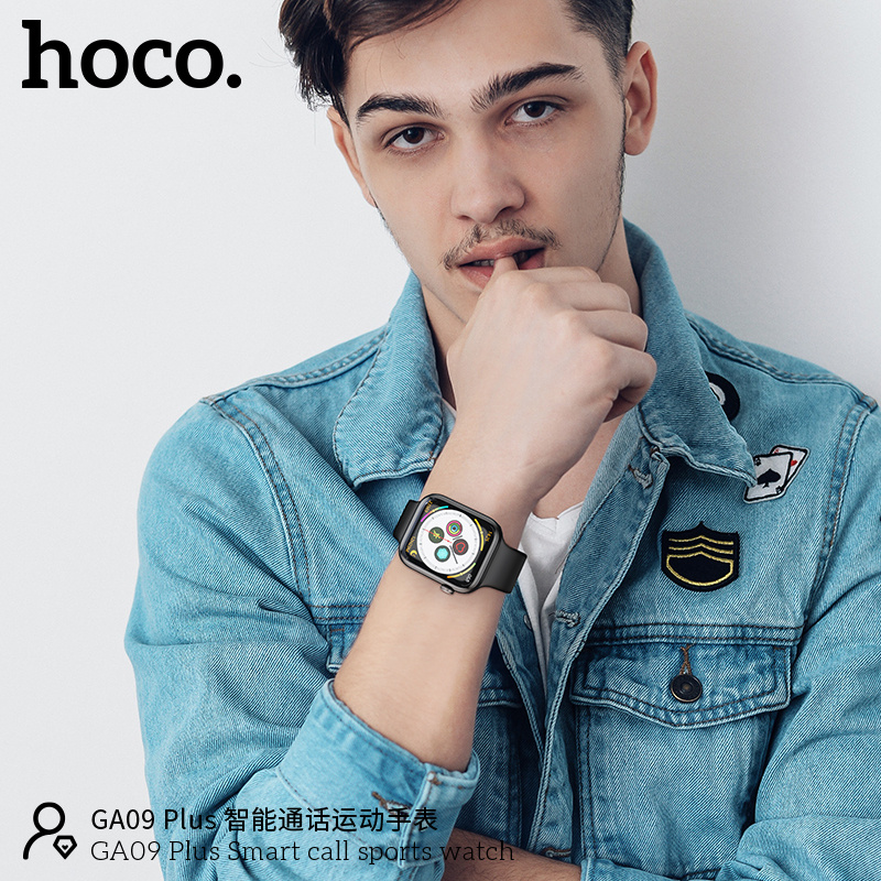 Đồng Hồ Thông Minh Hoco GA09 Plus Chống Nước, Hỗ Trợ Nghe Gọi, Theo Dõi Sức Khỏe