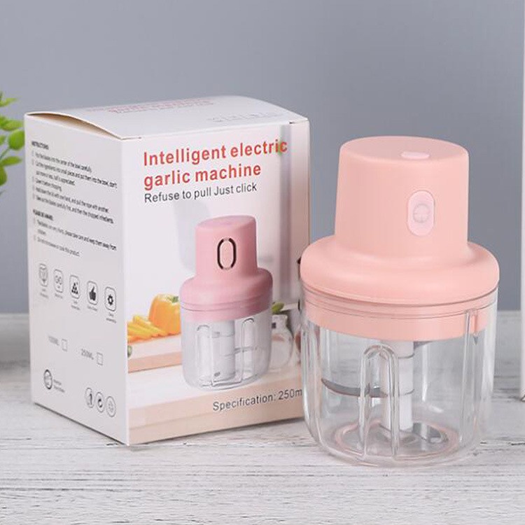 [Hàng Cao Cấp Loại 1] Máy Xay Tỏi Ớt Cầm Tay Mini Siêu Tiện Lợi. Loại 250ml và 100ml