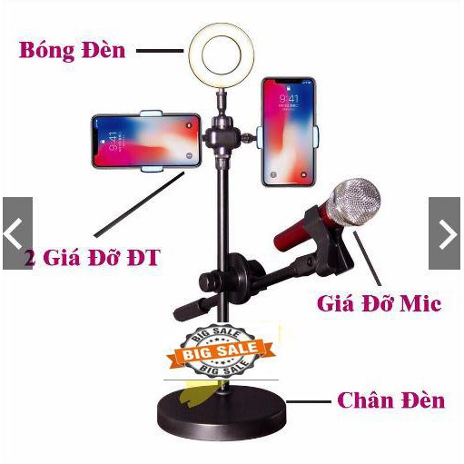 Giá đỡ,chân để bàn kẹp mic thu âm các loại NB-35,JF-12, kẹp 4in1,..