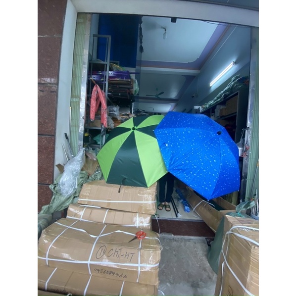 Ô Dù Che Nắng Câu Cá 1m8 Đủ Chân Sắt _ Chân Gió