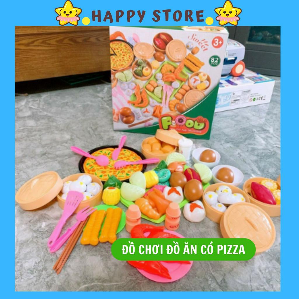 Bộ Đồ Chơi Món Ăn Gồm 82 Chi Tiết Cho Bé - Nhìn Là Thích, Chơi Là Mê