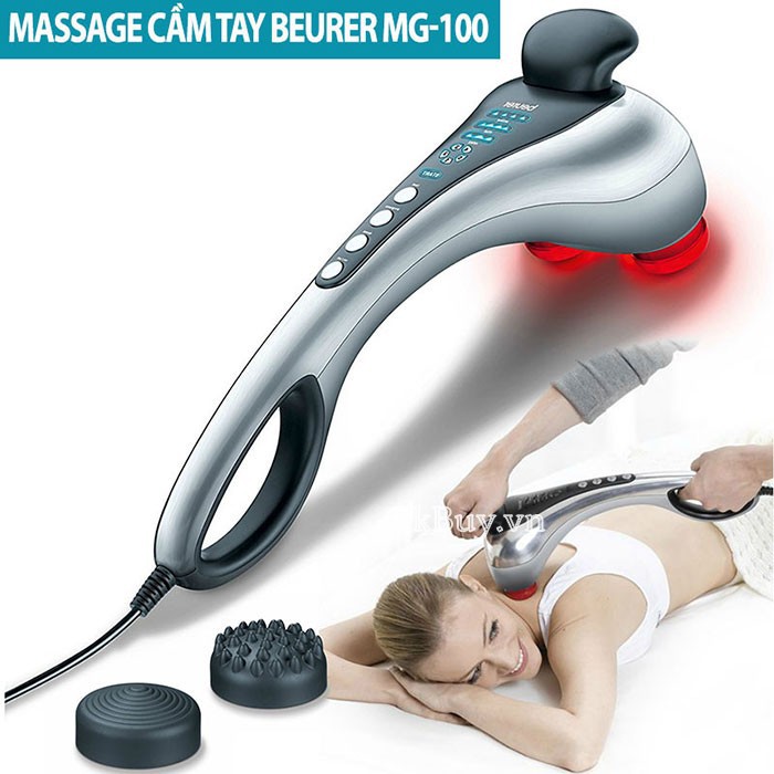 Máy massage cầm tay đèn hồng ngoại BEURER MG-100