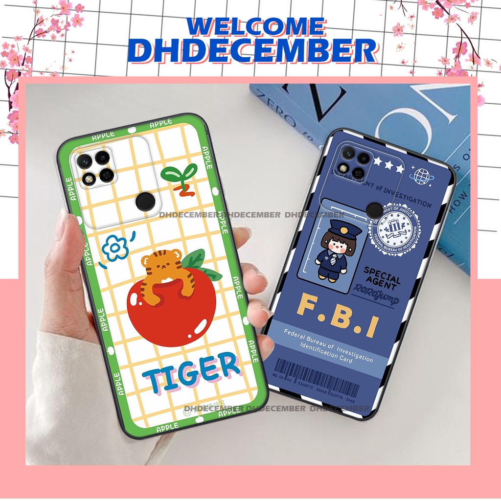 Ốp lưng Xiaomi REDMI 10A - BẢO VỆ CAMERA  in hình 3D GẤU HỒNG-GẤU BEER -CỰC XINH-RẺ