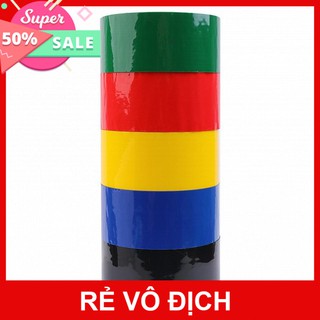 BĂNG KEO MÀU OPP CÁC SIZE 3.5F, 5F - BĂNG KEO - BĂNG DÍNH