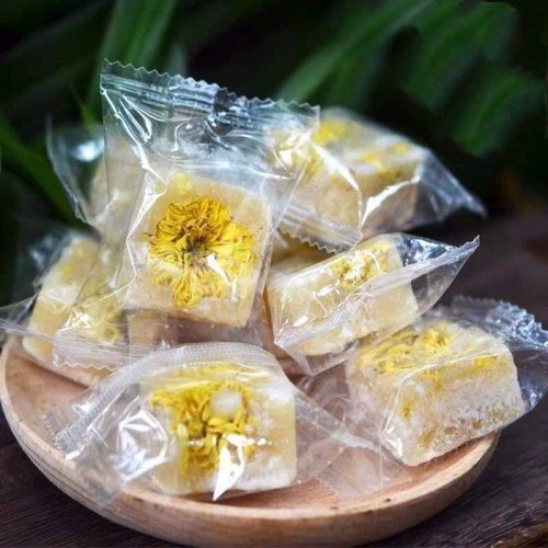 1 Viên Hoa Cúc Đường Phèn Nguyên Bông Làm Ấm Cơ Thể