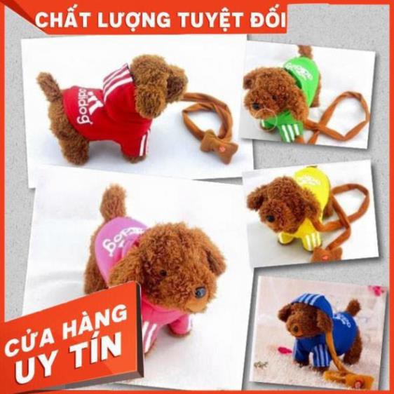 Đồ chơi cho bé, Chó bông biết hát tiếng việt, biết đi, lắc mông (Có Video Thật), cho bé từ 2-5 tuổi