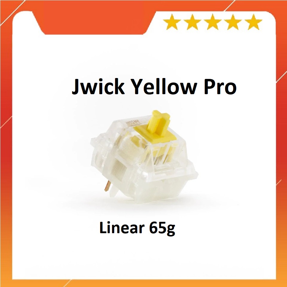 Công tắc Switch Jwick Yellow Pro cho bàn phím cơ