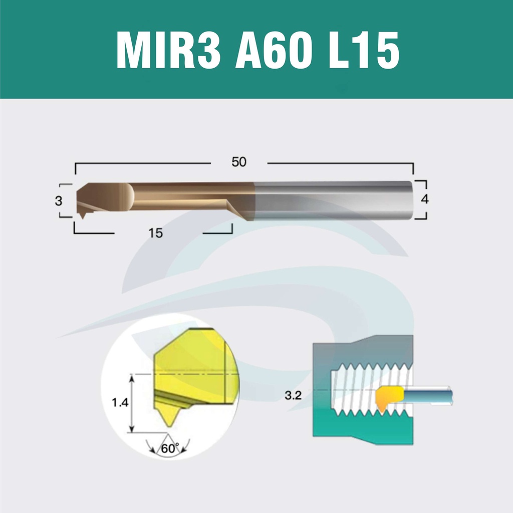 Dao móc lỗ hợp kim MIR  hàng chính hãng, chất lượng cao.