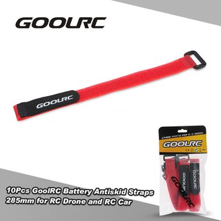 ☆10Pcs GoolRC Strong RC Battery Antiskid Straps Battery Bands 285mm for RC Drone Helicopter and RC Ca