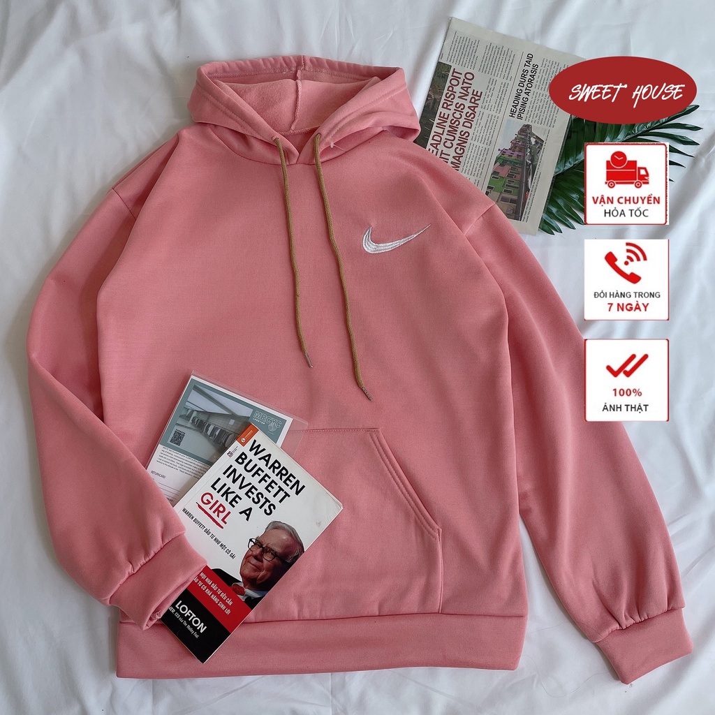 Áo Hoodie Nỉ bông UNISEX nam nữ  dày dặn không xù Tick thêu hàng đẹp[Giá rẻ nhát thị trường] | BigBuy360 - bigbuy360.vn