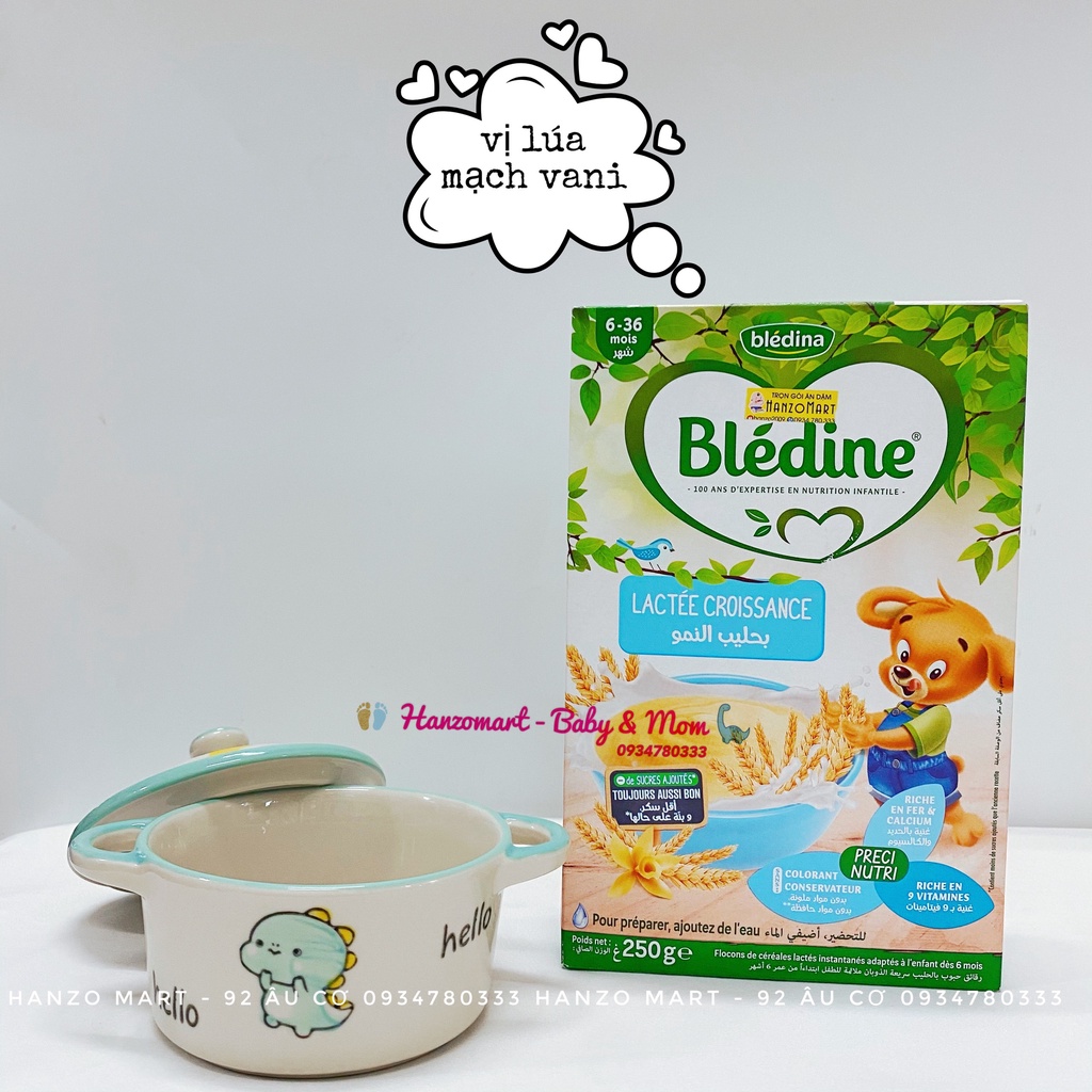 Bột ăn dặm Bledina 250g cho bé 6-36 tháng tuổi (Pháp)