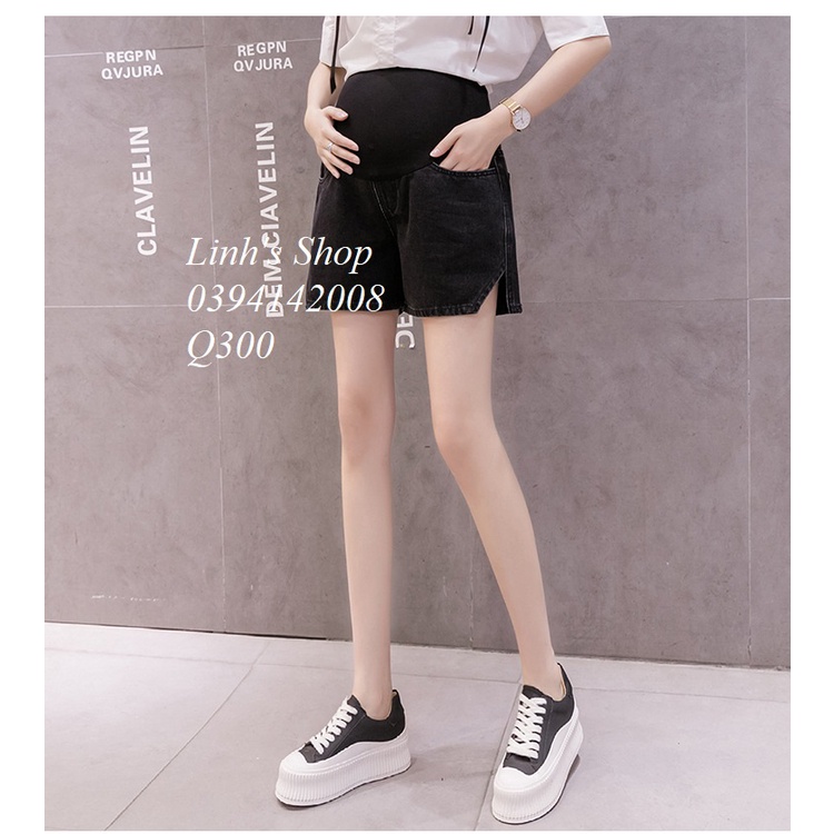 Quần Jean Đùi Bầu Xinh Trẻ Trung Năng Động Q0300