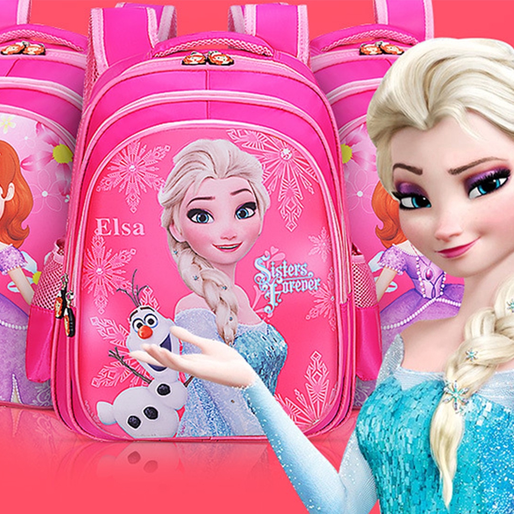 Disney Balo Đi Học In Hình Công Chúa Elsa Anna Trong Phim Frozen 2 Cho Bé Mẫu Giáo