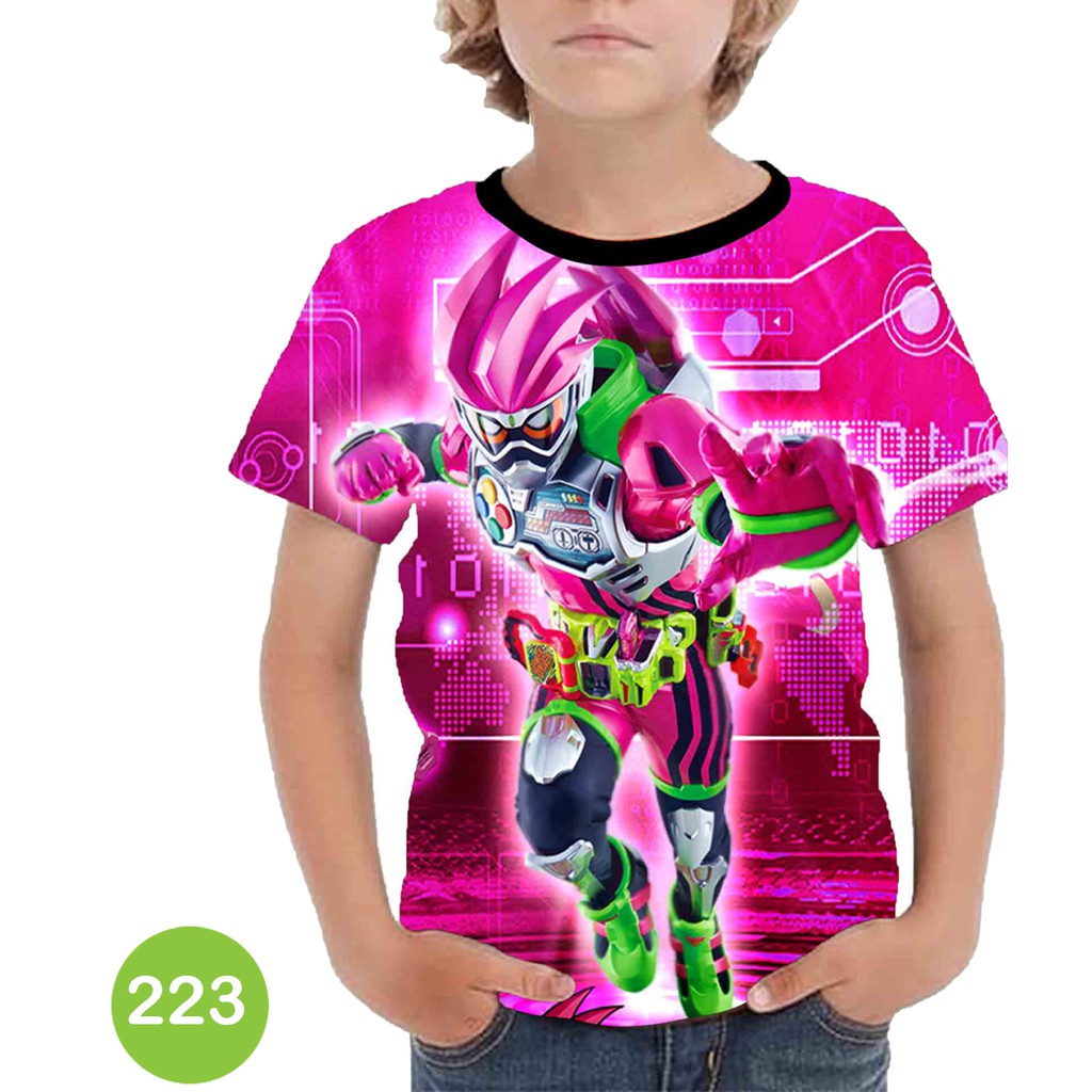 Áo Thun In Hoạt Hình Kamen Rider Ex Aid 3D Dành Cho Trẻ 223