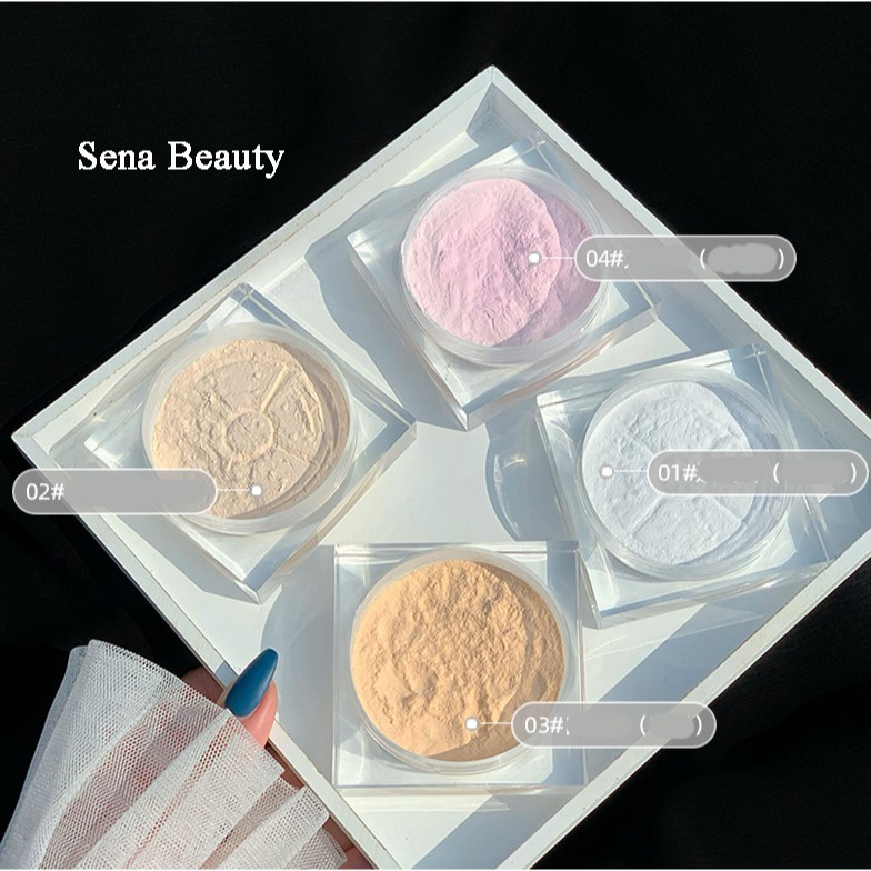 Phấn phủ dạng bột kiềm dầu Maycheer màu ngọc trai trong suốt Senabeauty | BigBuy360 - bigbuy360.vn