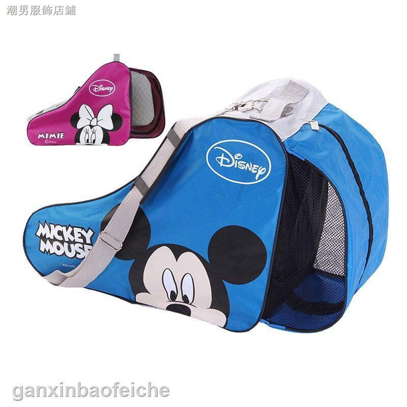 Disney Túi Đeo Vai Đựng Giày Trượt Patin In Hình Chuột Mickey Minnie Dễ Thương