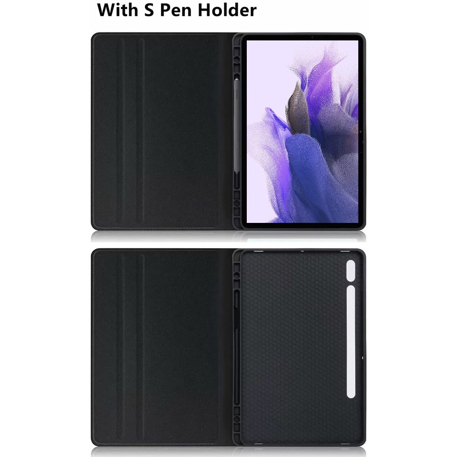 Bao Da PU + TPU + Giá Đỡ + Ngăn Đựng Bút Cho Samsung Tab S8 Plus 2022 Galaxy Tab S7 Plus S7 FE Tab S8 / S7 11