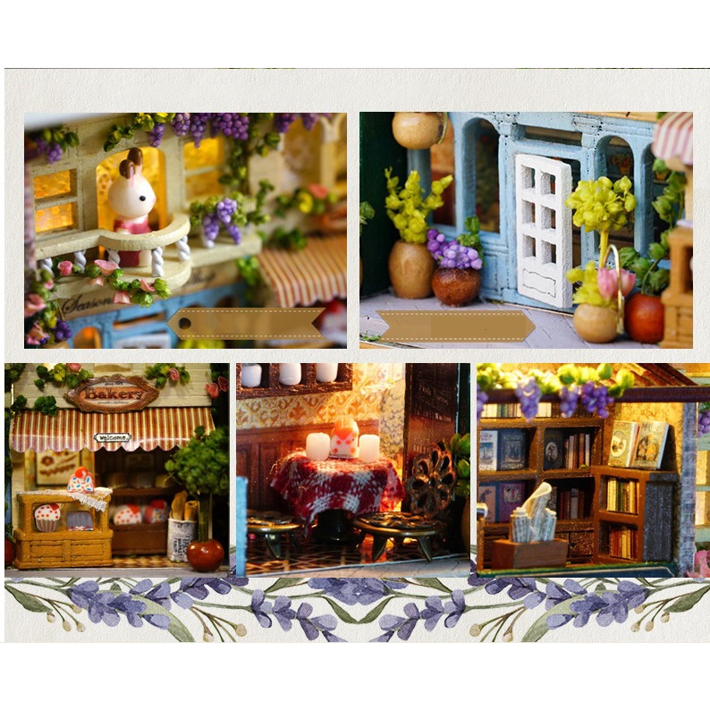 Mô Hình Phục Dựng Nhà Gỗ Diy - Box Theatre - In A Happy Corner 4005