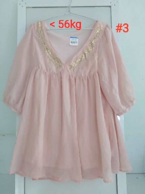 Áo kiểu freesize < 55kg hàng si Nhật