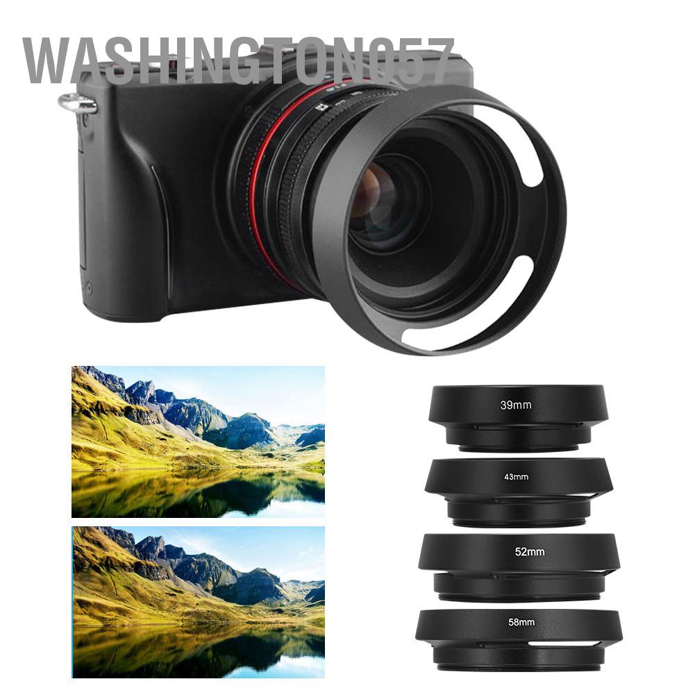 Có thể bán buôn Universal Aluminium Alloy Hollow Camera Lens Hood Sunshade Cover Protector Washington057 Hàng giao ngay