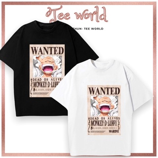 Áo thun Luffu One Piece Đảo Hải Tặc WANTED truy nã chất vải mịn mát