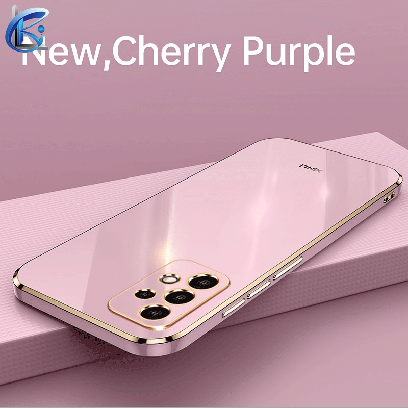 Ốp Điện Thoại Mạ Hình Khối Rubik Cho Samsung Galaxy A51 A71 A31 A21S A11 A10 A20 A30 A50 A10S A20S A30S A50S