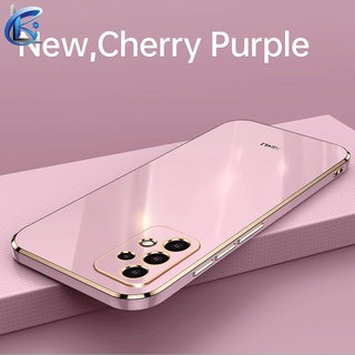 Ốp Điện Thoại Silicone Mềm Mạ Viền Cho Samsung Galaxy A13 A23 A33 A53 A73 A20S A01 A01 A02 A7 2018 4G 5G Rubik's Cube với cạnh thẳng Vỏ silicon cho điện thoại