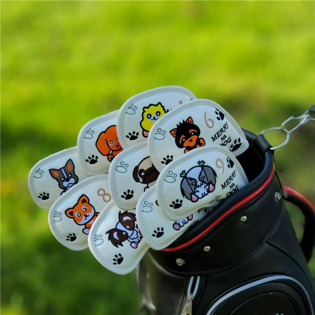 Cover gậy golf bọc đầu gậy sắt da PU chống trầy xước bụi bẩn CVG018