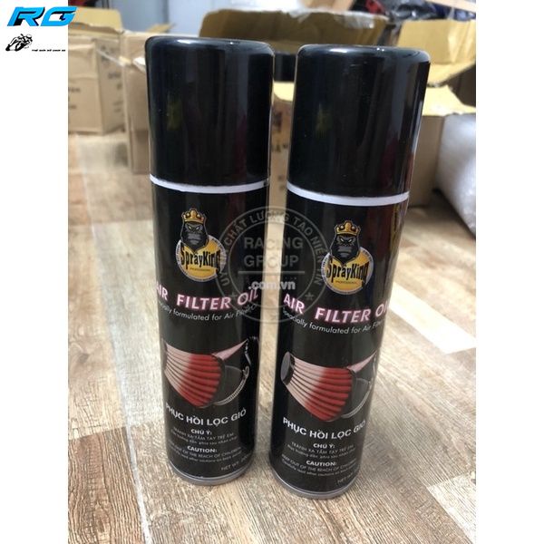 Tẩm dầu lọc gió Sprayking - Air Filter Oil 200ml