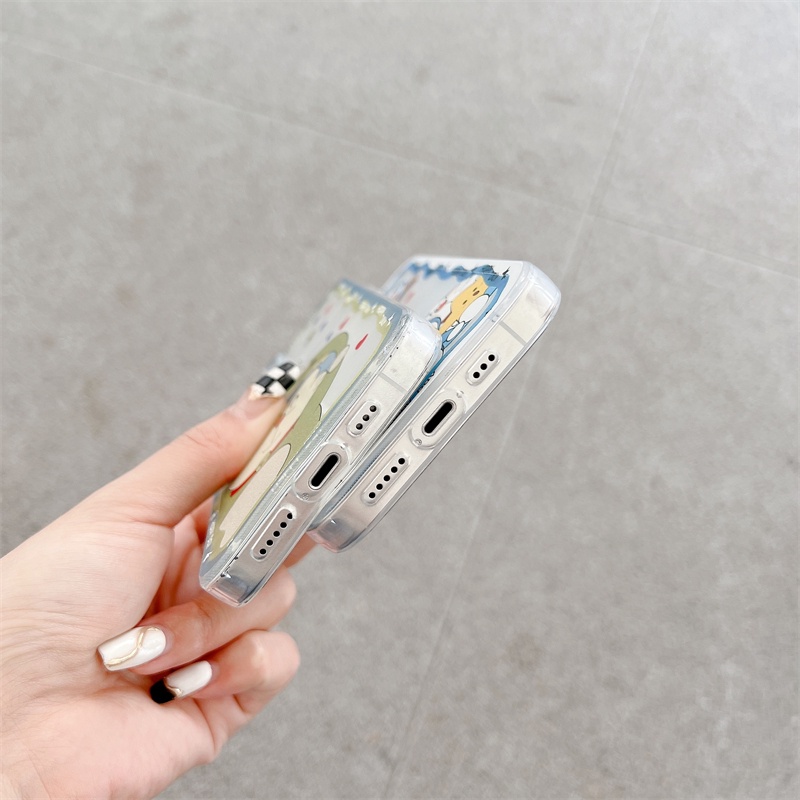 Ốp Điện Thoại Tpu Mềm Siêu Mỏng Chống Sốc In Hình Khủng Long Doraemon Cho iphone 14 13 12 11 Pro XS Max XR 7 8 Plus