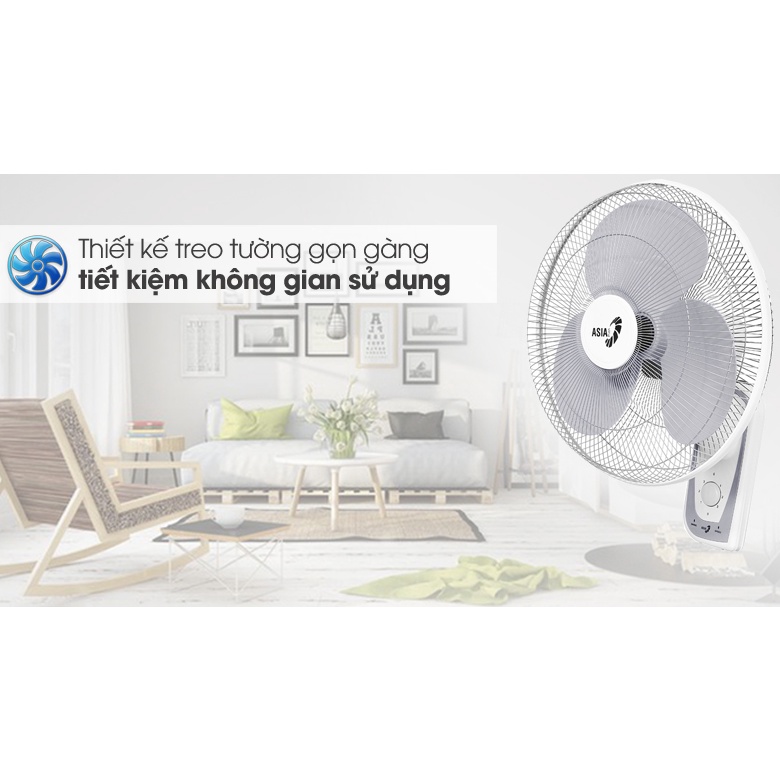 Combo 4 câyQuạt Treo Tường ASIA L16018 - 45W - Bảo Hành 1 Năm hàng chính hãng