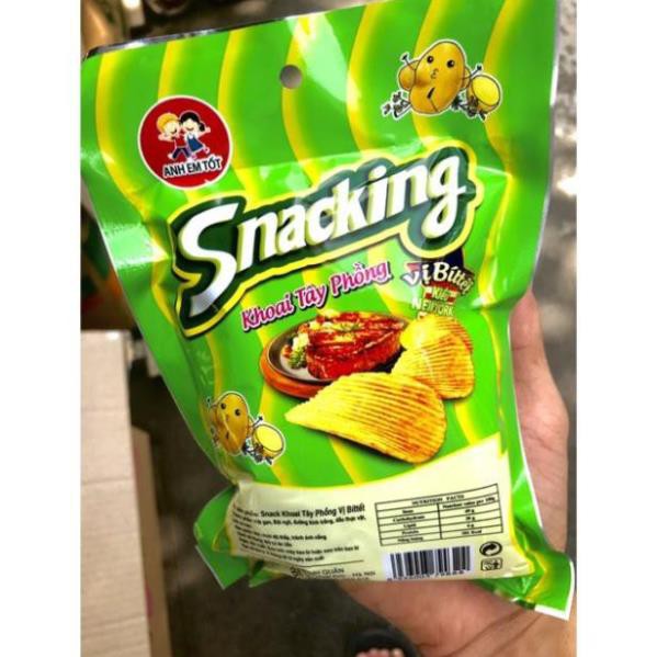 10 GÓI SNACK KHOAI TÂY THÁI LÁT SNACKING