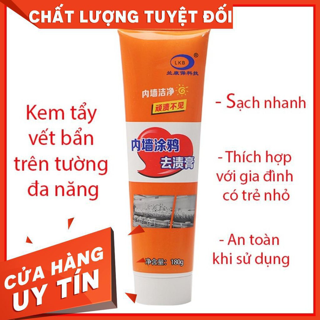 Chai tẩy vệ sinh vết bẩn trên tường dung tích 180 g