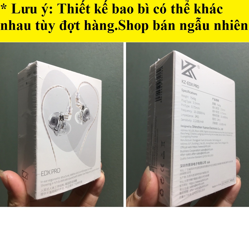 Tai nghe chân cắm 3.5mm KZ EDX PRO tích hợp mic