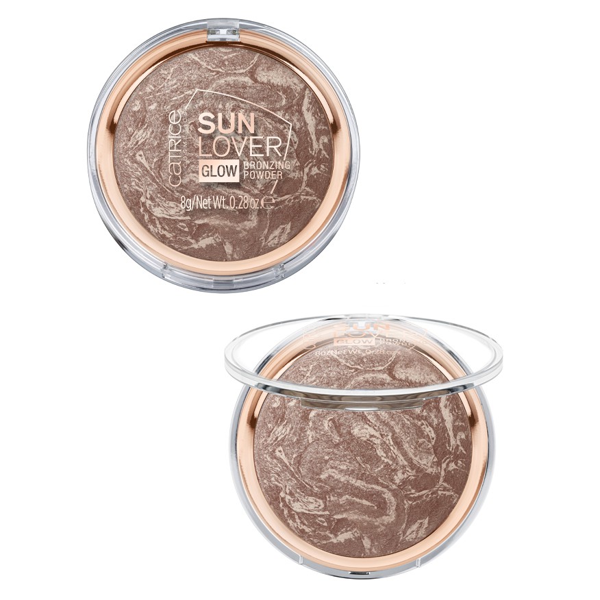 PHẤN TẠO KHỐI CATRICE SUN LOVER GLOW BRONZING POWDER CHÍNH HÃNG - 2968