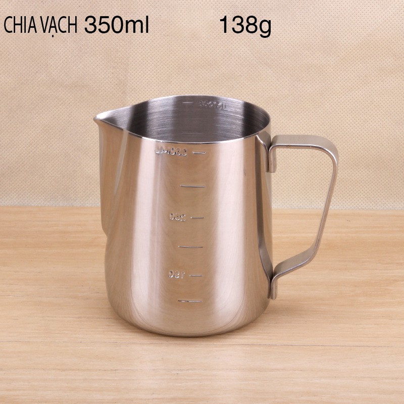 Ca Đánh Sữa Inox Có Chia Vạch