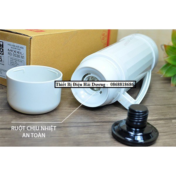 Phích giữ nhiệt Rạng Đông RD-0538 N1 0.5 lít (Các màu) - Bảo hành 12 tháng