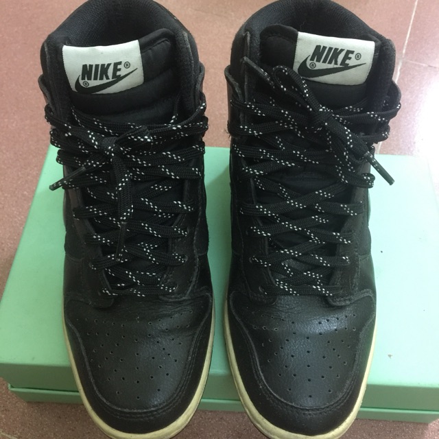 Giầy si thể thao da độn đế hiệu Nike