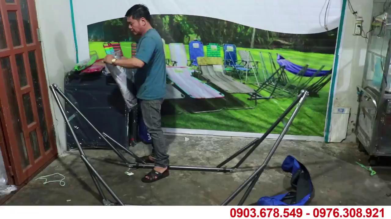 VÕNG XẾP SƠN TĨNH ĐIỆN CỠ NGƯỜI LỚN (Ảnh thật kèm bảo hành 1 năm)_Võng Xếp Thảo Điều | BigBuy360 - bigbuy360.vn