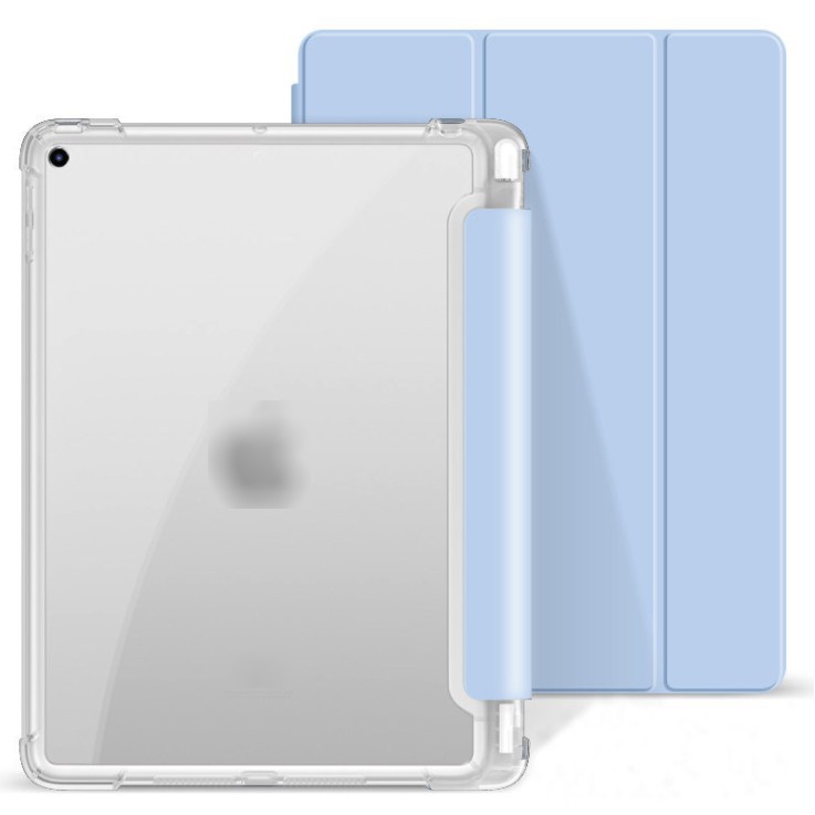 Bao da case iPad màu pastel, lưng nhám mờ, chống ố &amp; có khay bút - Cover iPad Basic MeoBer cho Gen7/8/9/10/Air4/5/Pro11