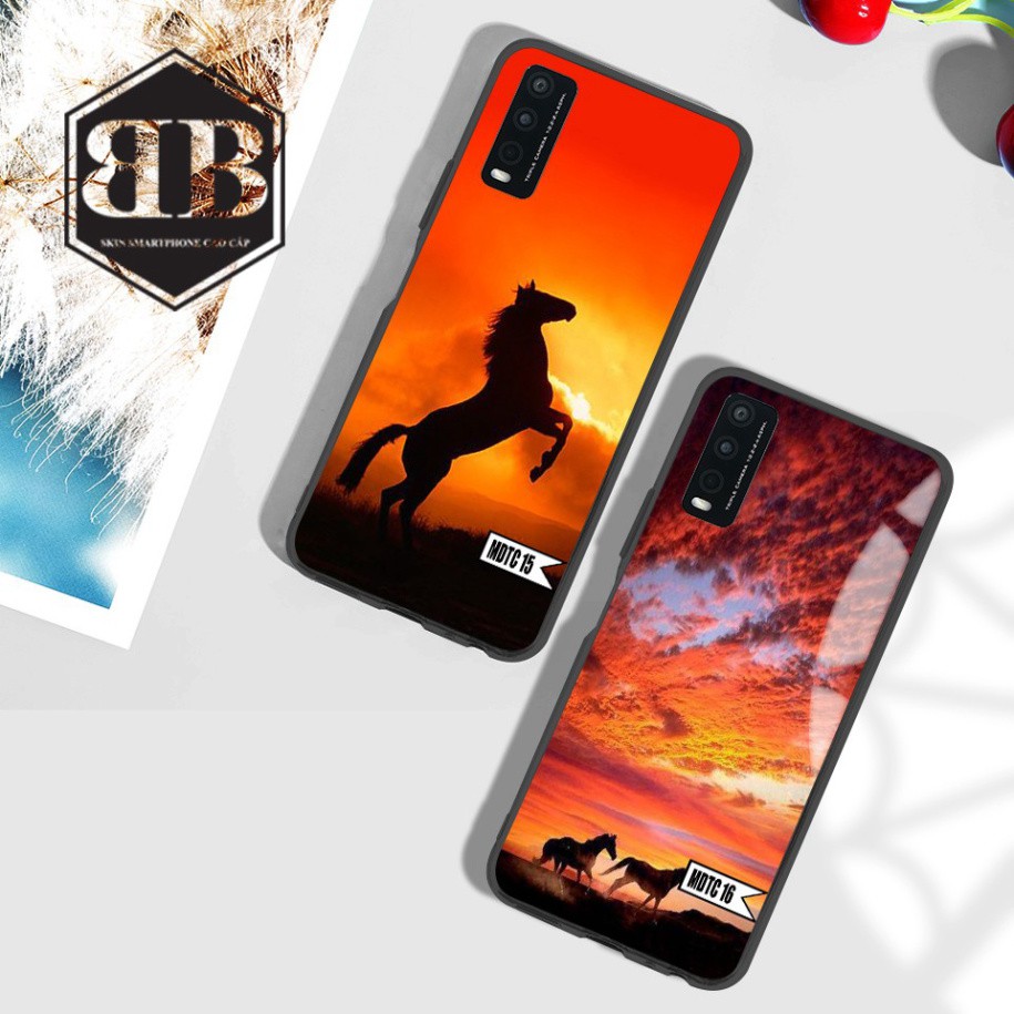Ốp lưng kính cường lực Vivo Y20 / Y20S / Y12S mã đáo thành công