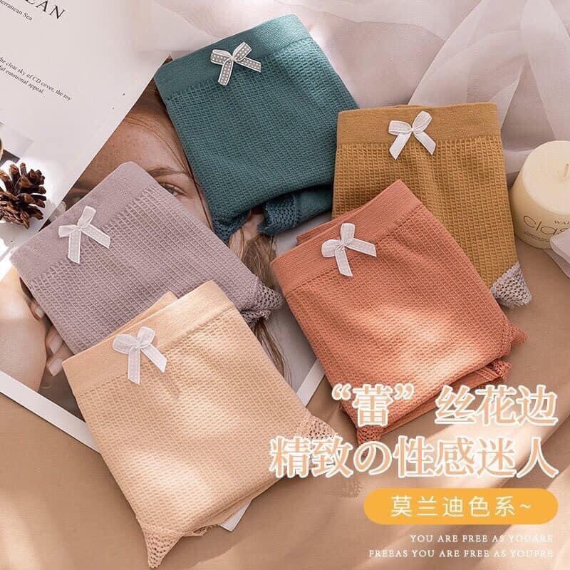 Quần chip thông hơi viền ren kháng khuẩn mặc siêu thích
